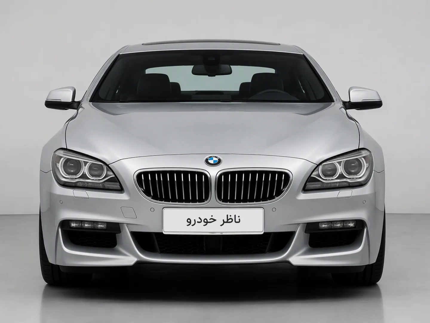 نمای مستقیم جلو بی ام و سری 6 گرن کوپه 640i سال 2012 - 2014