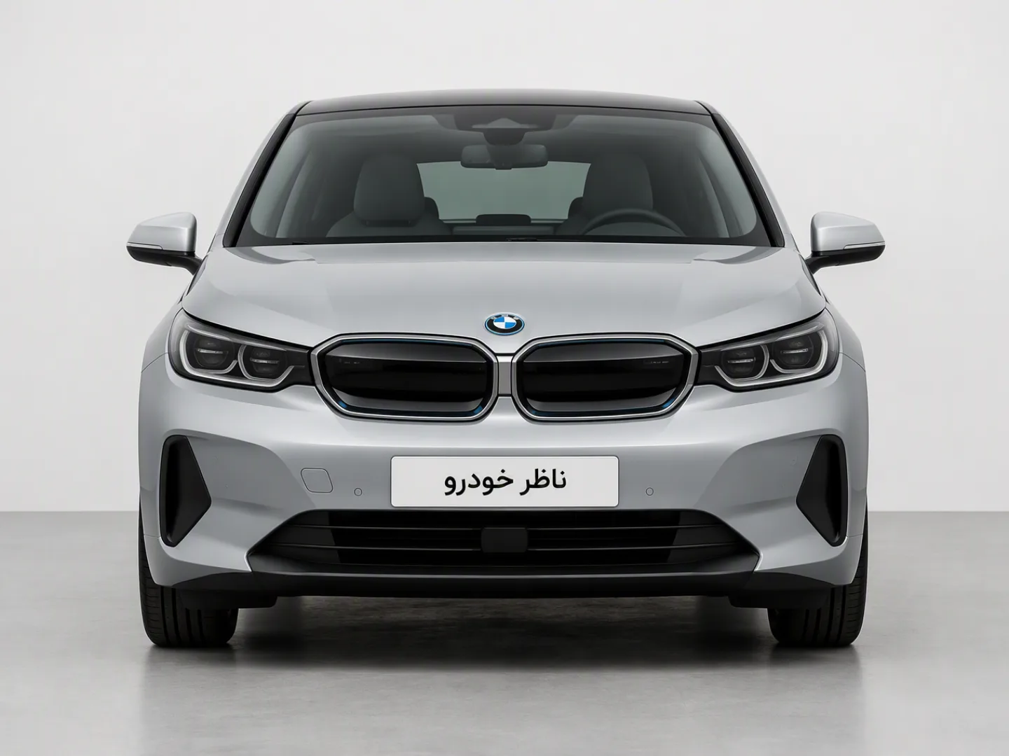 نمای مستقیم جلو بی ام و i3 eDrive 35L مدل 2025