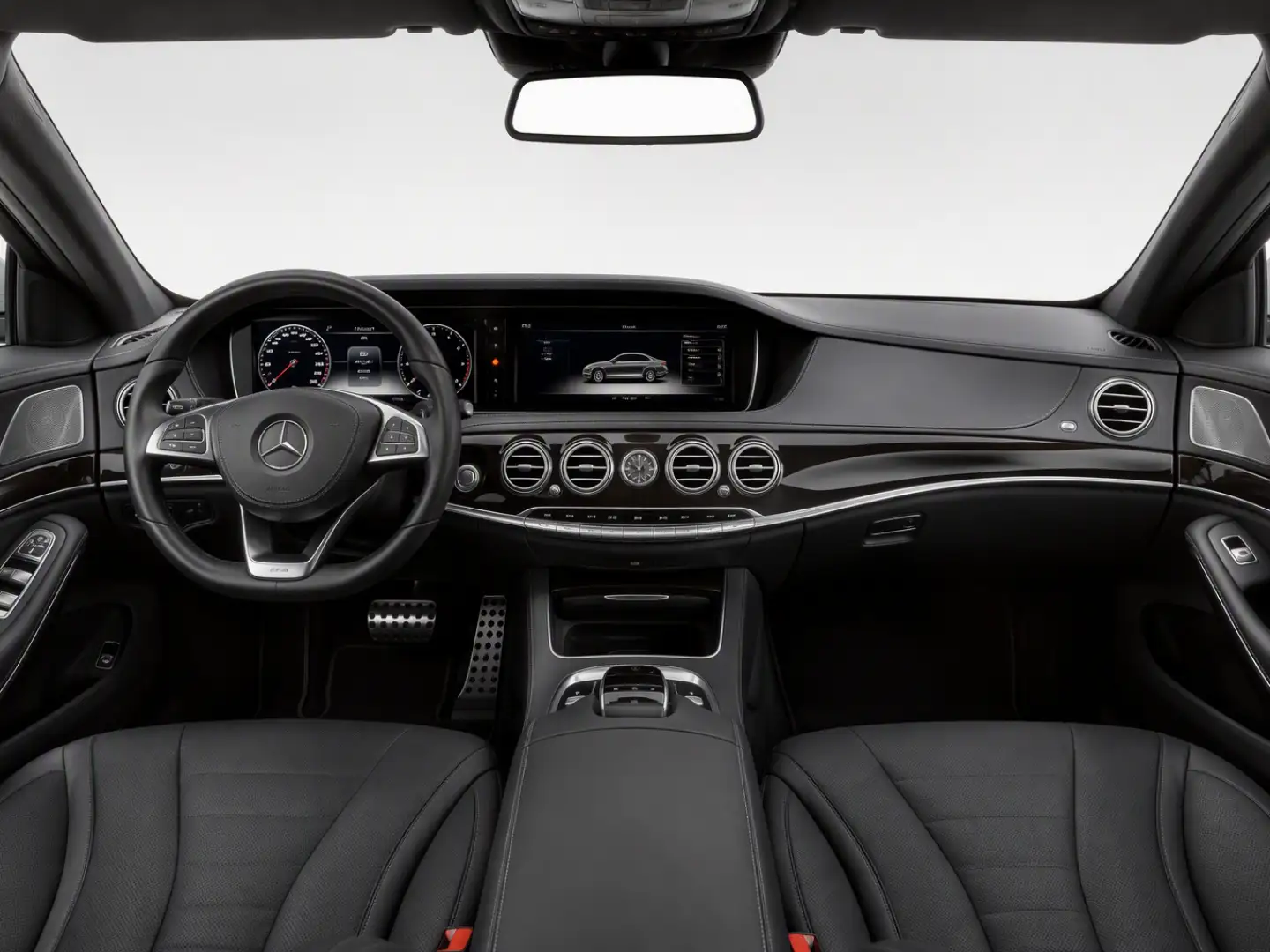 کابین و داشبورد بنز کلاس S S500 مدل 2014
