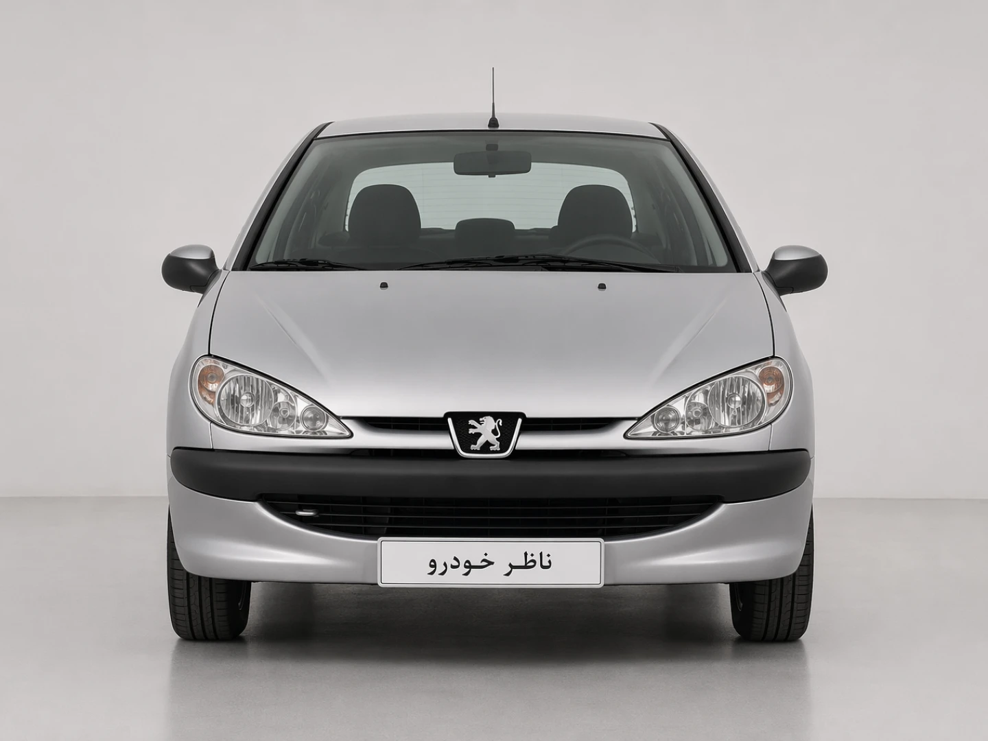 نمای مستقیم جلو پژو 206 SD V10 سال 1385 - 1400