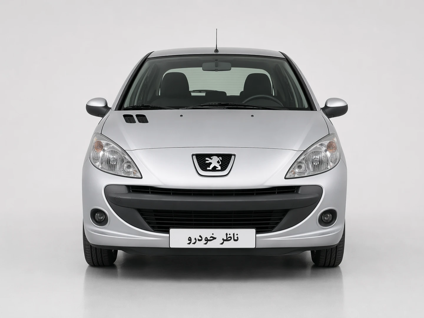 نمای مستقیم جلو پژو 207 دنده ای TU5 سال 1395 - 1405