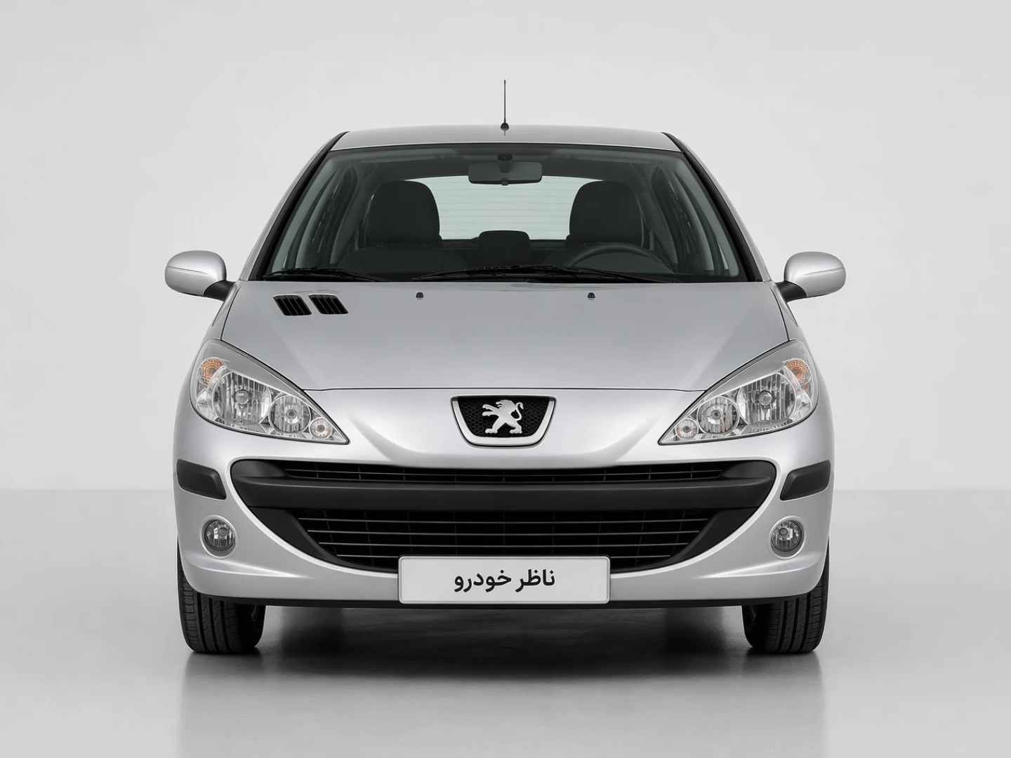 نمای مستقیم جلو پژو 207 MC اتوماتیک سال 1395 - 1405