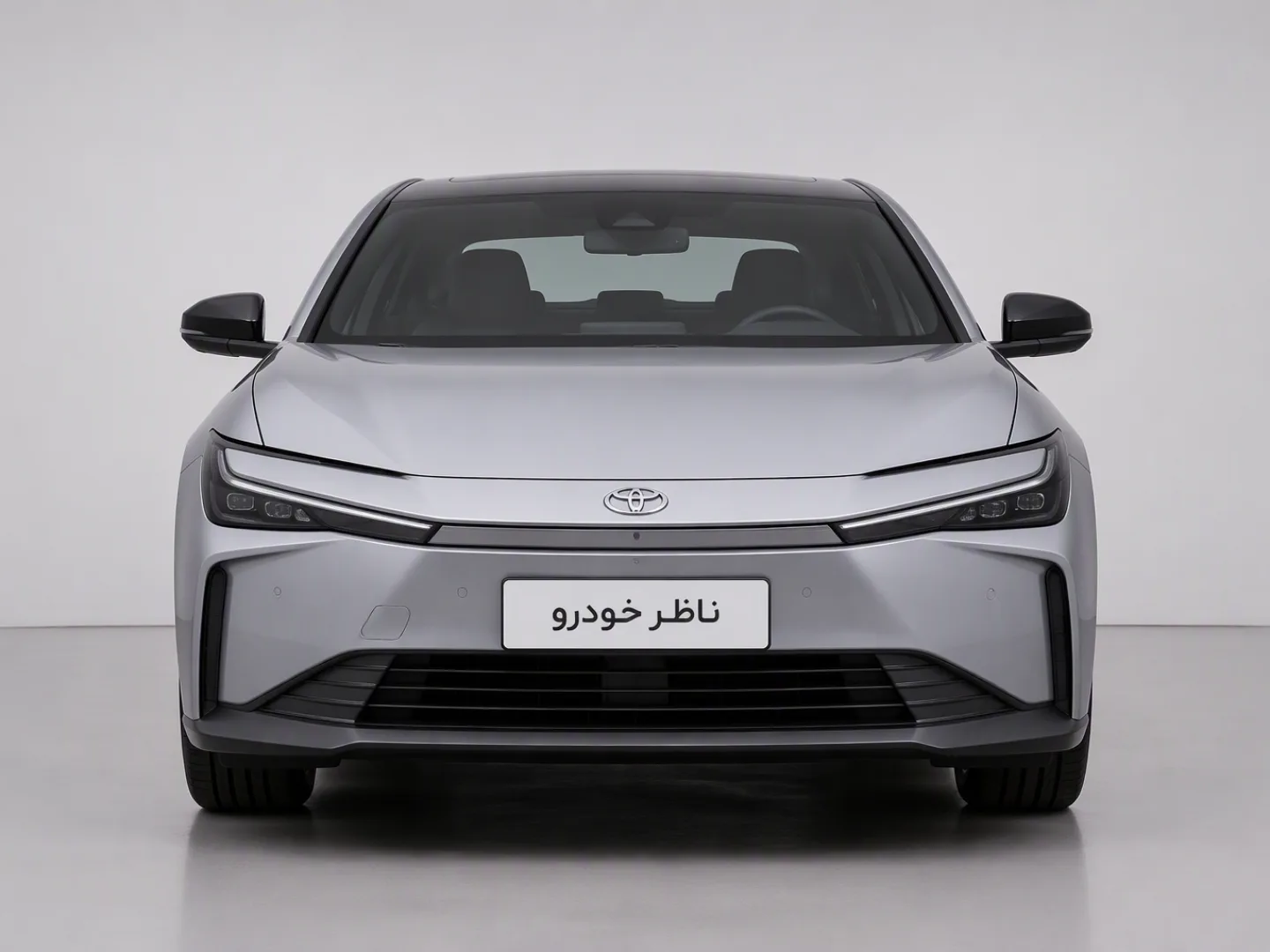 نمای مستقیم جلو تویوتا bZ3 الیت پرو مدل 2024